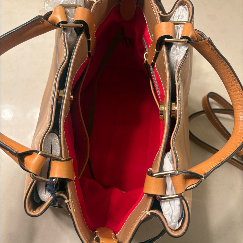 Dooney & Bourke Smooth Leather Satchel - Picture 8 of 11